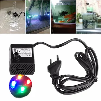 Mini aquarium tank decoration air pump Water Pump for aquarium Rockery Fountain Fish Tank 5W 4 LED Lights Colorful Water Pump
Mini aquarium tank decoration air pump Water Pump for aquarium Rockery Fountain Fish Tank 5W 4 LED Lights Colorful Water Pump