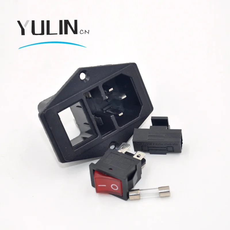 10A 250VAC 3 Pin iec320 C14 inlet connector plug power socket with red lamp rocker switch 10A fuse holder socket male connector
10A 250VAC 3 Pin iec320 C14 inlet connector plug power socket with red lamp rocker switch 10A fuse holder socket male connector