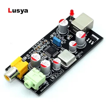 PCM2706 audio DAC sound card decoder board for amplifier Support WINXP WIN7 WIN8 32bit-64bit T0378
PCM2706 audio DAC sound card decoder board for amplifier Support WINXP WIN7 WIN8 32bit-64bit T0378