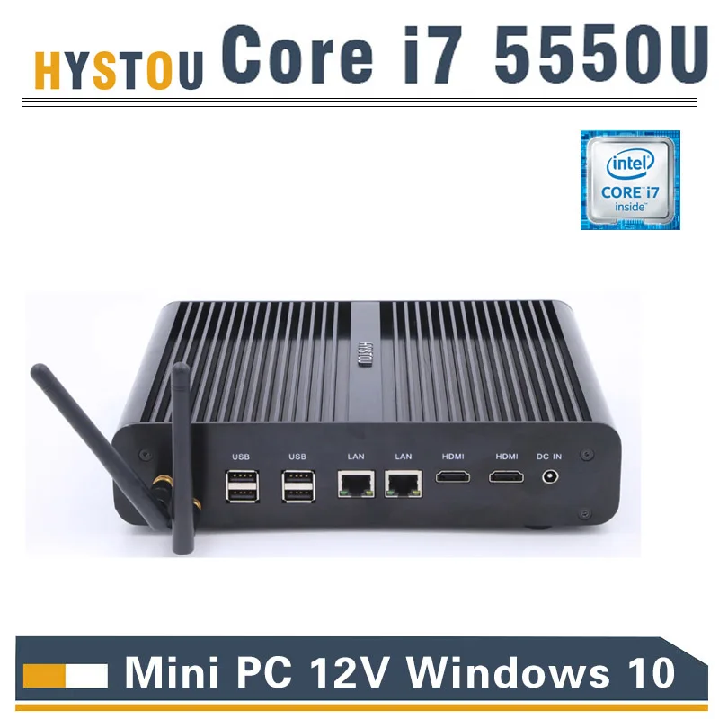 Intel Broadwell Core i7 5550u Fanless Mini PC windows 10 Linux HD Graphics 6000 Mini Itx Computer i7 4500U Dual Lan 4k HTPC
Intel Broadwell Core i7 5550u Fanless Mini PC windows 10 Linux HD Graphics 6000 Mini Itx Computer i7 4500U Dual Lan 4k HTPC