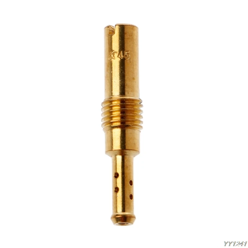 45# Auto Fuel Injector Slow Pilot Jet Vice Injector Nozzle For Keihin CB GY6 KOSO OKO PE CVK FCR Carburetor Fuel Supply System
45# Auto Fuel Injector Slow Pilot Jet Vice Injector Nozzle For Keihin CB GY6 KOSO OKO PE CVK FCR Carburetor Fuel Supply System