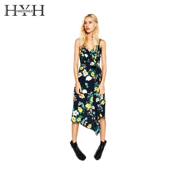 HYH HAOYIHUI Floral Printed Bodycon Mid Dresses Spaghetti Strap V Neck Backless Irregular Hem One Pieces With Tie Waist
HYH HAOYIHUI Floral Printed Bodycon Mid Dresses Spaghetti Strap V Neck Backless Irregular Hem One Pieces With Tie Waist