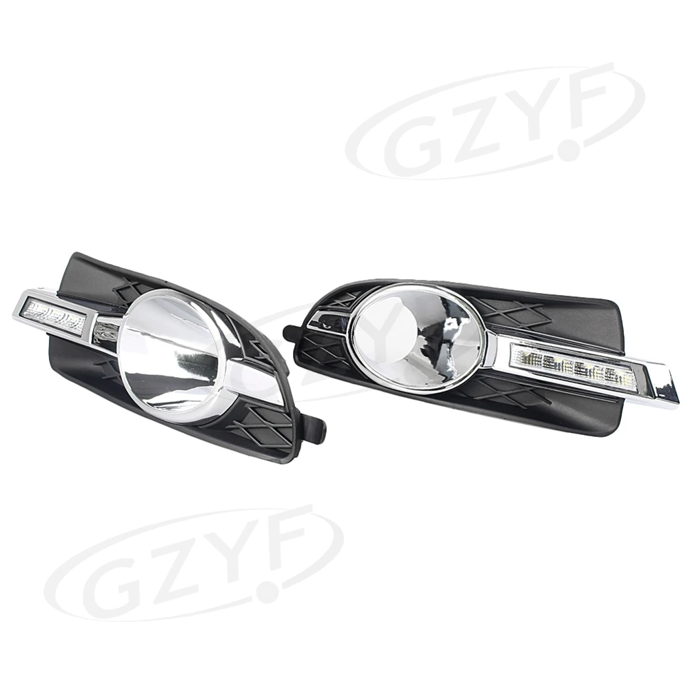 LED Daytime Running Lamp Fog Light Replacement Kit For Buick LaCrosse 2010 2011 2012 2013 Pair