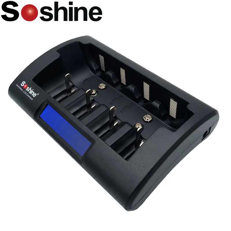 Soshine CD1 Smart Intelligent LCD Display Battery Charger For Rechargeable NiCd NiMh AA/AAA/C/D 9V Size Batteries
Soshine CD1 Smart Intelligent LCD Display Battery Charger For Rechargeable NiCd NiMh AA/AAA/C/D 9V Size Batteries