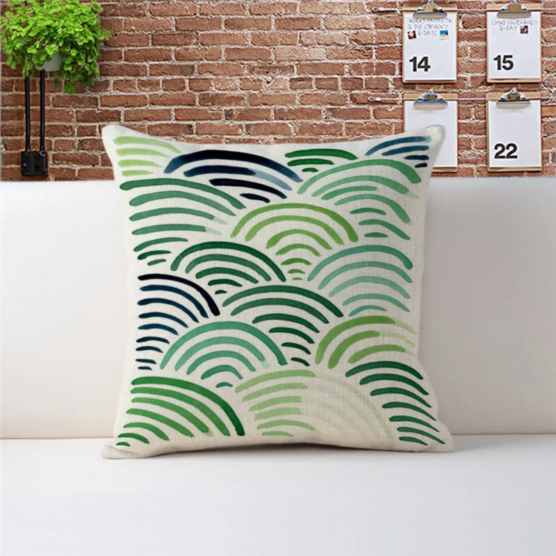 wholesale gift pillow cover Green tropical fern ripples stripe party decorative cushion cover car home sofa Decor pillow case
wholesale gift pillow cover Green tropical fern ripples stripe party decorative cushion cover car home sofa Decor pillow case