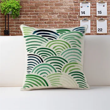 wholesale gift pillow cover Green tropical fern ripples stripe party decorative cushion cover car home sofa Decor pillow case
wholesale gift pillow cover Green tropical fern ripples stripe party decorative cushion cover car home sofa Decor pillow case