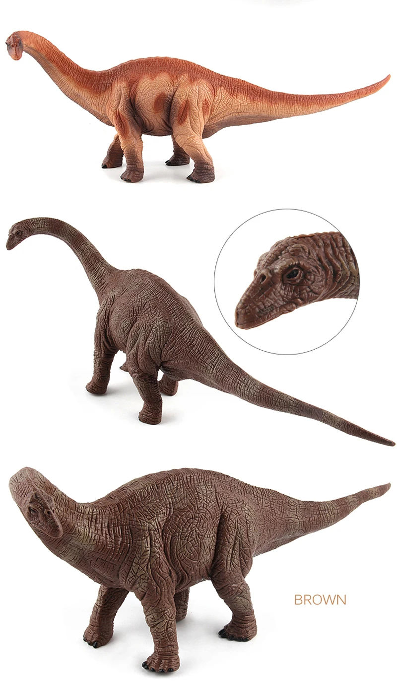 Big Size Jurassic Park World Dinosaurs Model Toys Brachiosaurus Brontosaurus Kid 