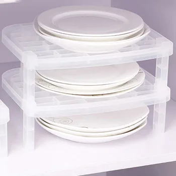 2 Layers Dish Plate Storage Organizer Transparent Antibacterial Vertical Dish Rack Creative Kitchen Rack Space-Saving Convenient
2 Layers Dish Plate Storage Organizer Transparent Antibacterial Vertical Dish Rack Creative Kitchen Rack Space-Saving Convenient