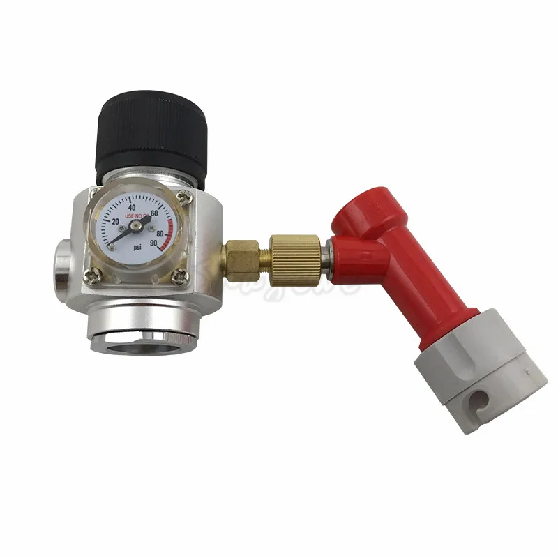 Homebrew Beer Kegging 0~90OPSI Mini CO2 Gas Regulator with Gas Pin Lock Disconnect For Beer Soda Brewing
Homebrew Beer Kegging 0~90OPSI Mini CO2 Gas Regulator with Gas Pin Lock Disconnect For Beer Soda Brewing