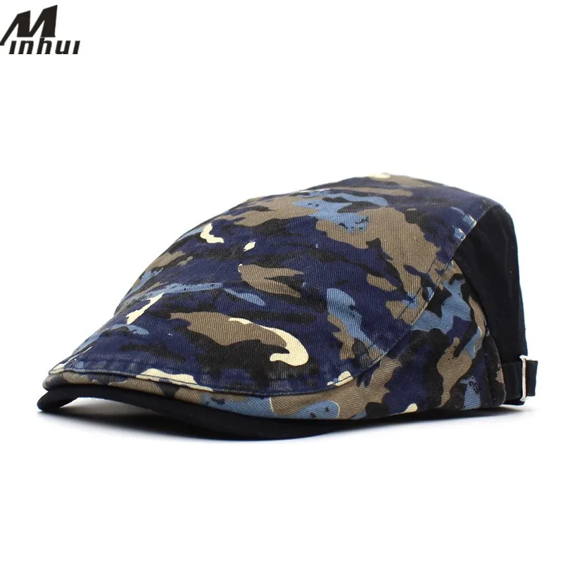 Minhui New Fashion Camouflage Print Berets Caps for Women Men Adjustable Flat Cap Summer Hats for Men
Minhui New Fashion Camouflage Print Berets Caps for Women Men Adjustable Flat Cap Summer Hats for Men