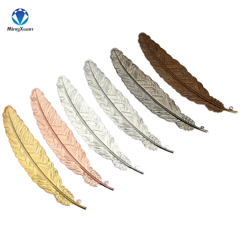MINGXUAN 5pcs/lot 110x24mm Fashion 6colors Cameo Bookmarks feather Cabochon Settings Charms Jewelry Fingdings Components
MINGXUAN 5pcs/lot 110x24mm Fashion 6colors Cameo Bookmarks feather Cabochon Settings Charms Jewelry Fingdings Components