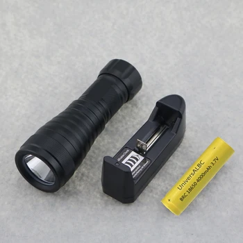 Waterproof 2000 Lumens Diving Flashlight Cree XM-L2 Led White Light Underwater 100m Scuba Video Torch + 18650 Battery + Charger
Waterproof 2000 Lumens Diving Flashlight Cree XM-L2 Led White Light Underwater 100m Scuba Video Torch + 18650 Battery + Charger