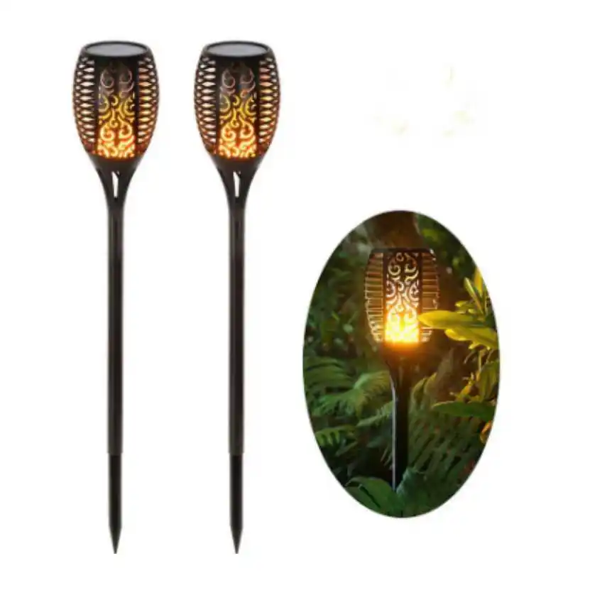 Solar-powered LED Flame Lamp Waterproof Torch Light Outdoor Solar LED Fire Lights Garden Decoration for party holiday 
Solar-powered LED Flame Lamp Waterproof Torch Light Outdoor Solar LED Fire Lights Garden Decoration for party holiday