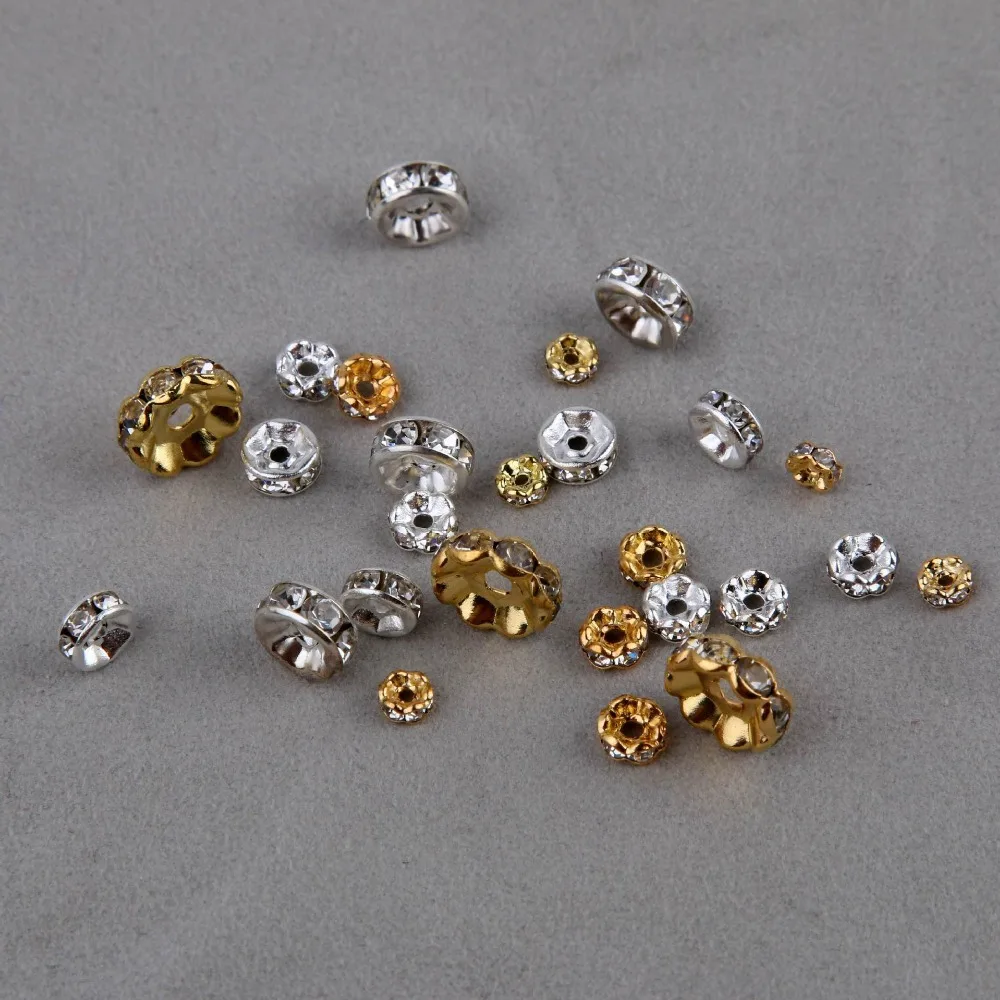 100pcs 5-10mm Inlaid Rhinestone Separation Beads Septa Fit Bracelets/Necklaces/Earrings Fashion DIY Jewelry Accessories
100pcs 5-10mm Inlaid Rhinestone Separation Beads Septa Fit Bracelets/Necklaces/Earrings Fashion DIY Jewelry Accessories