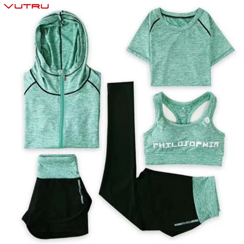 Yoga Sets Women Fitness Gym 5 Pieces Sportswear Sports Suit Training Workout Padded Bra Tops Seamless Leggings Plus Size S-3XL
Yoga Sets Women Fitness Gym 5 Pieces Sportswear Sports Suit Training Workout Padded Bra Tops Seamless Leggings Plus Size S-3XL
