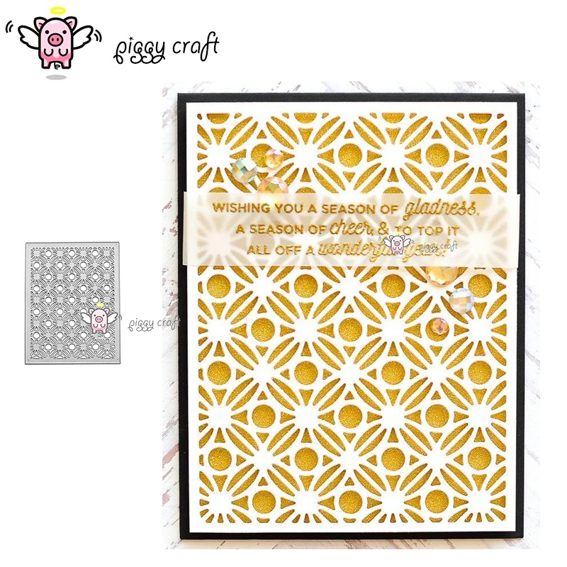 Piggy Craft metal cutting dies cut die mold Circle background frame Scrapbook paper craft knife mould blade punch stencils die
Piggy Craft metal cutting dies cut die mold Circle background frame Scrapbook paper craft knife mould blade punch stencils die