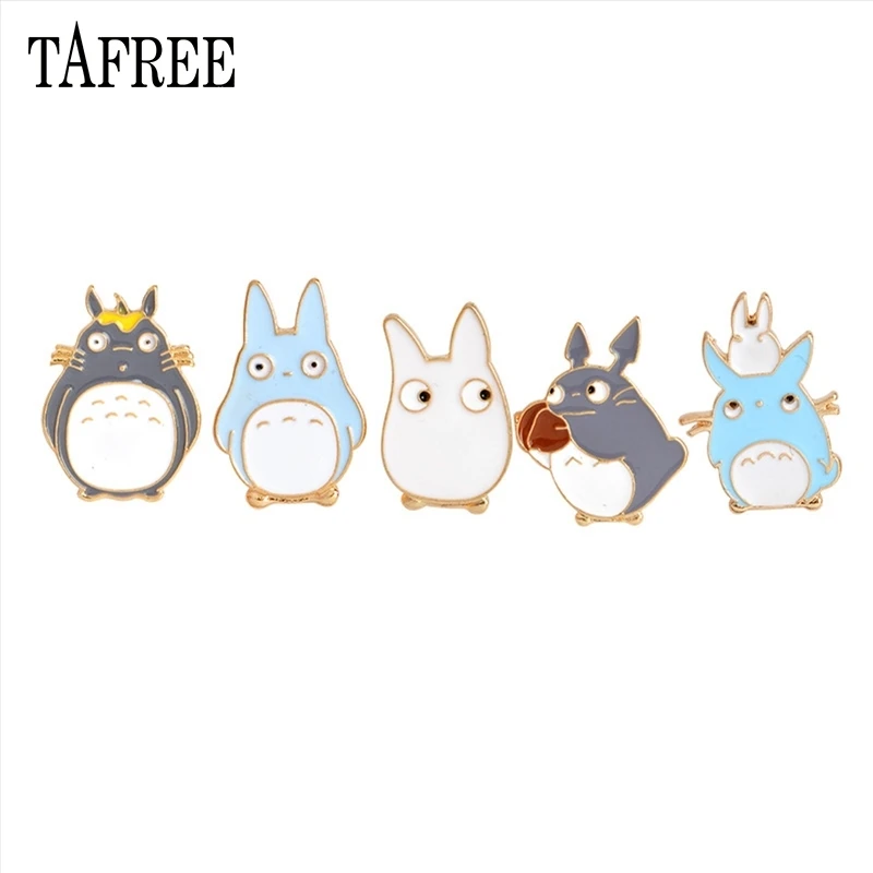 TAFREE 5 Pcs/set Cute Totoro Brooch Cartoon Chinchilla Lapel Pins For Bag Dress Enamel Badge Animals Jewelry Drip Oil
TAFREE 5 Pcs/set Cute Totoro Brooch Cartoon Chinchilla Lapel Pins For Bag Dress Enamel Badge Animals Jewelry Drip Oil