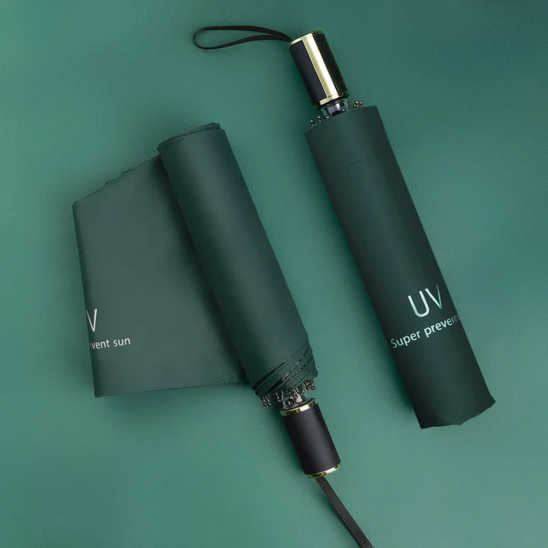 UV creative three folding sun umbrella black plastic sunscreen anti-UV umbrella simple Korean small fresh rain umbrella female
UV creative three folding sun umbrella black plastic sunscreen anti-UV umbrella simple Korean small fresh rain umbrella female