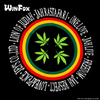 Winfox Fashion 100% Cotton Hip Hop Punk Green Black Reggae Jamaica Weed Leaf Bandana Head Wrap Neck Scarf For Women Men
Winfox Fashion 100% Cotton Hip Hop Punk Green Black Reggae Jamaica Weed Leaf Bandana Head Wrap Neck Scarf For Women Men