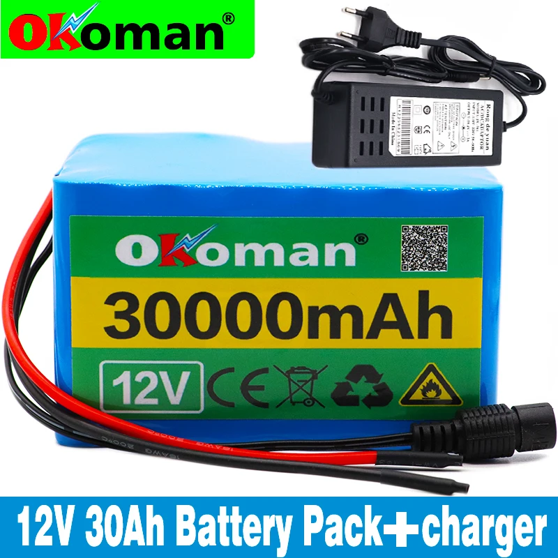 12V 30Ah 3S12P 11.1V 12.6V Lithium Battery Pack for Inverter Xenon Lamp Solar Street Light Sightseeing Car Etc + charger
12V 30Ah 3S12P 11.1V 12.6V Lithium Battery Pack for Inverter Xenon Lamp Solar Street Light Sightseeing Car Etc + charger