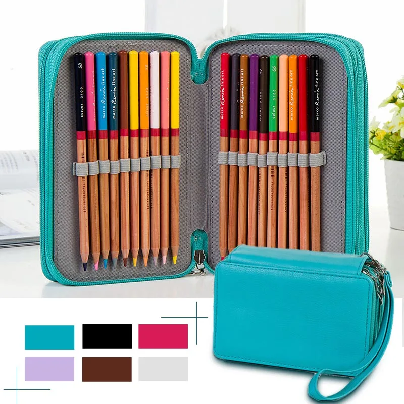 72 Holes Portable Markers Colored Pencil Case Holder Waterproof Large Capacity Pencil Bag For Student Gifts Art Supplies
72 Holes Portable Markers Colored Pencil Case Holder Waterproof Large Capacity Pencil Bag For Student Gifts Art Supplies