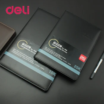 Deli 1pcs 18K Conference Notebook Meeting Assistant Leather Writing 25K Notebook Leather Conference Business soft Notebook
Deli 1pcs 18K Conference Notebook Meeting Assistant Leather Writing 25K Notebook Leather Conference Business soft Notebook