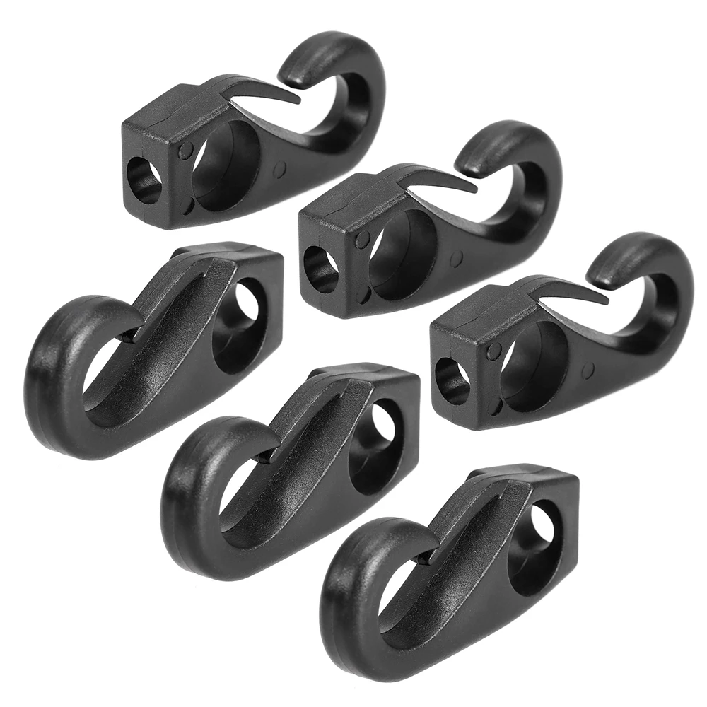 4x Bungee Rope Shock Cord Hook Clip Marine Kayak Boat Canoe Dinghy Accessory