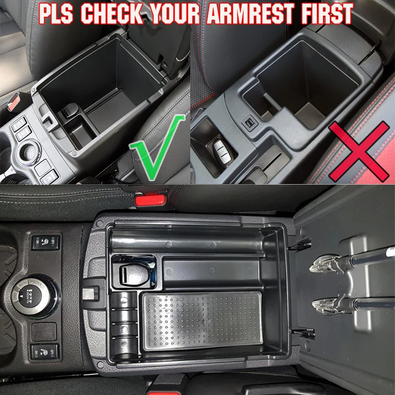 Car Storage Box Multifunction,Auto Center Console Organizer Tray Armrest Container Fit for Nissan Rogue X-Trail 2014-2016