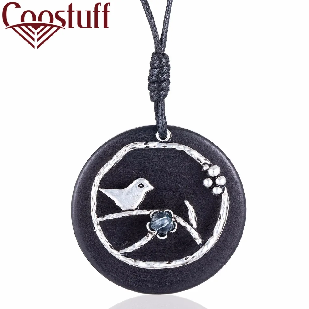 Women Jewelry Long Necklaces Vintage Bird Colors Wood Bead necklaces & pendants women collares mujer choker kolye bijoux femme
Women Jewelry Long Necklaces Vintage Bird Colors Wood Bead necklaces & pendants women collares mujer choker kolye bijoux femme