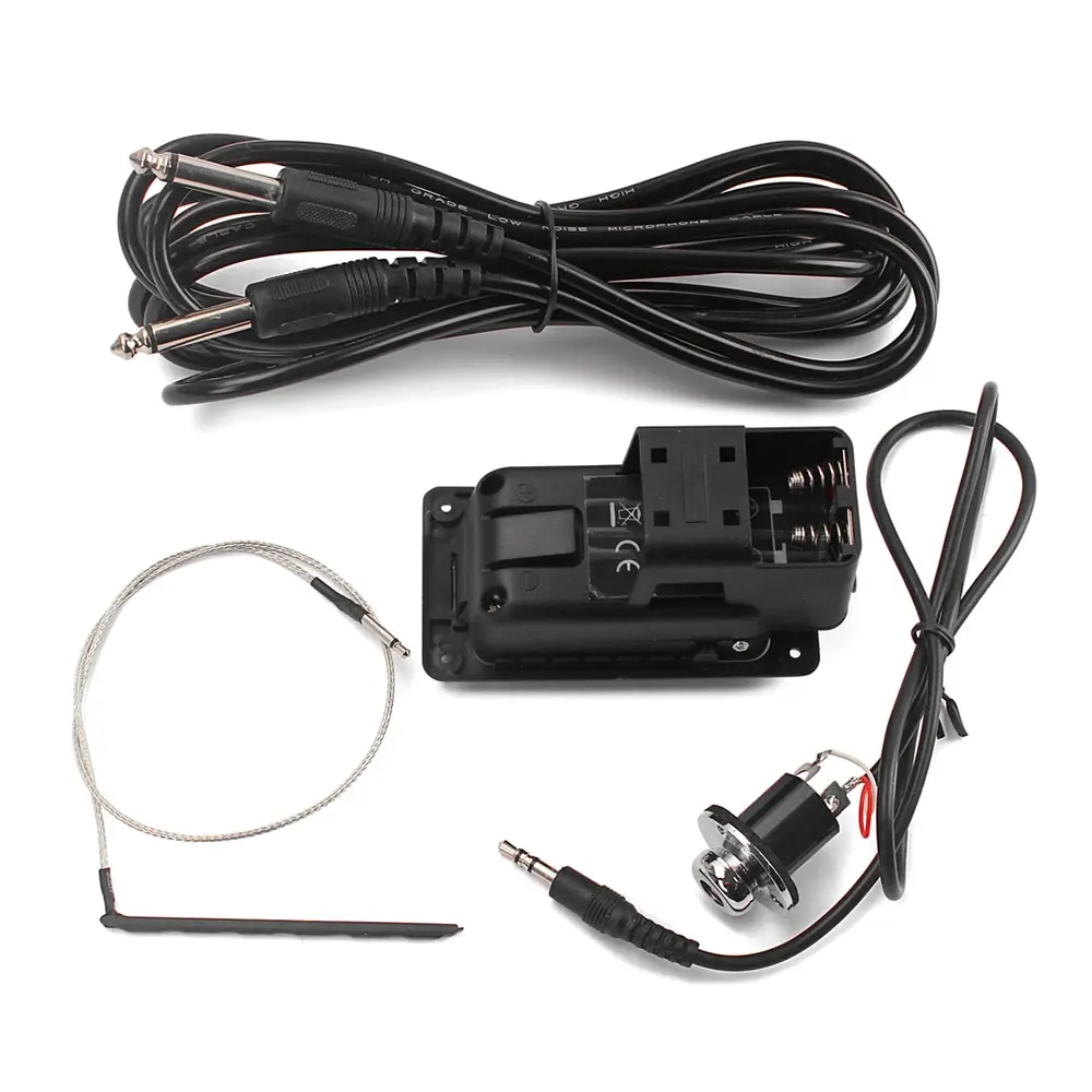 Acoustic Guitar Preamp 4-Band EQ Equalizer Piezo Pickup with Round LCD Tuner System Volume Control
Acoustic Guitar Preamp 4-Band EQ Equalizer Piezo Pickup with Round LCD Tuner System Volume Control