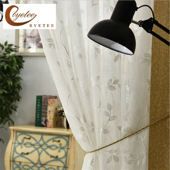{byetee} Modern Embroidered Luxury Door Gauze Tulle Kitchen Sheer Voile Organza Curtains For Living Room Curtains Bedroom Drapes
{byetee} Modern Embroidered Luxury Door Gauze Tulle Kitchen Sheer Voile Organza Curtains For Living Room Curtains Bedroom Drapes