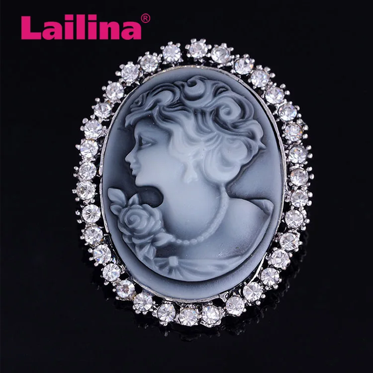 Women's Fashion Style Queen Head Portrait Brooch Vintage Elegant Brooch For Antique Wedding Jewelry
Women's Fashion Style Queen Head Portrait Brooch Vintage Elegant Brooch For Antique Wedding Jewelry