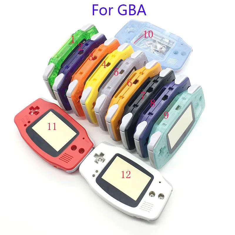 5 шт. новинка защитный чехол для корпуса GBA + Защитная пленка экрана Стик этикетка