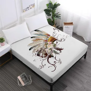 100% Polyester Bed Sheet Colorful Dream Catcher Print Fitted Sheet Bohemia Style Owl Eagle Print Mattress Cover Home Decor D25
100% Polyester Bed Sheet Colorful Dream Catcher Print Fitted Sheet Bohemia Style Owl Eagle Print Mattress Cover Home Decor D25