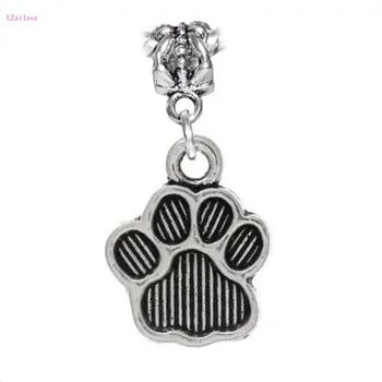 200pcs Zinc Alloy Dog Paw Print Pet Animal Puppy Footprint Charm Pendants Bead for European Bracelet 27mm x 12mm A12366
200pcs Zinc Alloy Dog Paw Print Pet Animal Puppy Footprint Charm Pendants Bead for European Bracelet 27mm x 12mm A12366