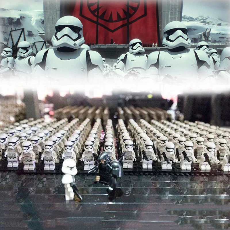 NEW 100pcs/lot STAR WARS FORCE AWAKENS First Order Stormtrooper Episode 8 sw667 Compatible legoe 75166 block kids toys
NEW 100pcs/lot STAR WARS FORCE AWAKENS First Order Stormtrooper Episode 8 sw667 Compatible legoe 75166 block kids toys