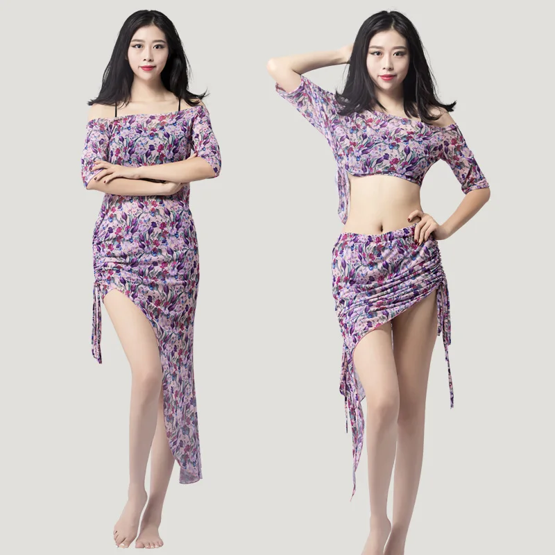 Bellydance Costume Women Fashion Print Tops Skirts Set Belly Dancing Dress Ladies Indian Oriental Practice Clothing DNV10775
Bellydance Costume Women Fashion Print Tops Skirts Set Belly Dancing Dress Ladies Indian Oriental Practice Clothing DNV10775
