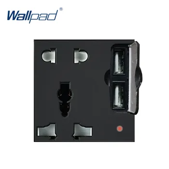 Wallpad Luxury 2 USB 5 Pin Socket Outlet Function Key For Wall White And Black Plastic Module Only
Wallpad Luxury 2 USB 5 Pin Socket Outlet Function Key For Wall White And Black Plastic Module Only