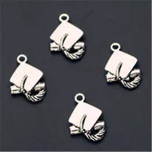 WKOUD 10pcs Silver Plated Graduation Charm Bachelor Hat Alloy Pendants For Bracelet Necklace DIY Metal Jewelry Findings A964
WKOUD 10pcs Silver Plated Graduation Charm Bachelor Hat Alloy Pendants For Bracelet Necklace DIY Metal Jewelry Findings A964