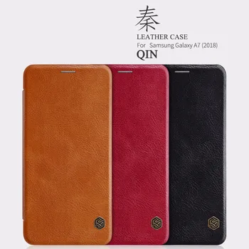 For Samsung Galaxy A7 2018 Flip Case Original NILLKIN QIN Series Flip Leather Cover For Samsung Galaxy A7 2018 wallet Cover Case
For Samsung Galaxy A7 2018 Flip Case Original NILLKIN QIN Series Flip Leather Cover For Samsung Galaxy A7 2018 wallet Cover Case