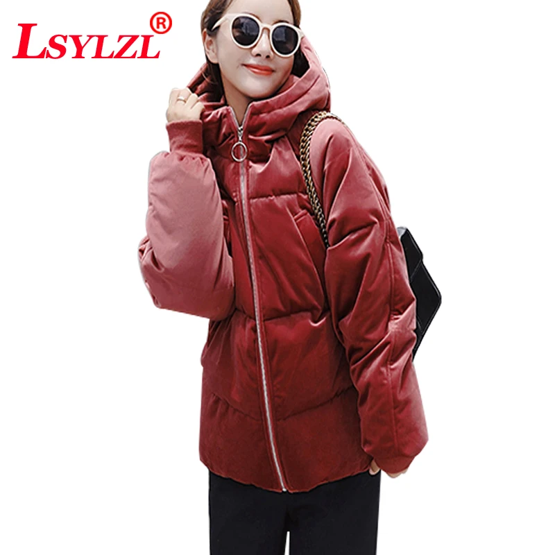 Women's Parkas New Casual Winter Jacket 2018 Fashion Slim Solid Color Short Coat Bread Coat Korean Version Thickened Warm B733
Women's Parkas New Casual Winter Jacket 2018 Fashion Slim Solid Color Short Coat Bread Coat Korean Version Thickened Warm B733
