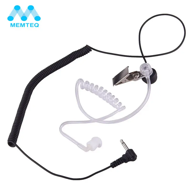 MEMTEQ 2.5/3.5mm Covert Acoustic Tube Earpiece Earphones for Motorola MT1500/MT2000 HT1000 Professional Headset for Ham Radio
MEMTEQ 2.5/3.5mm Covert Acoustic Tube Earpiece Earphones for Motorola MT1500/MT2000 HT1000 Professional Headset for Ham Radio