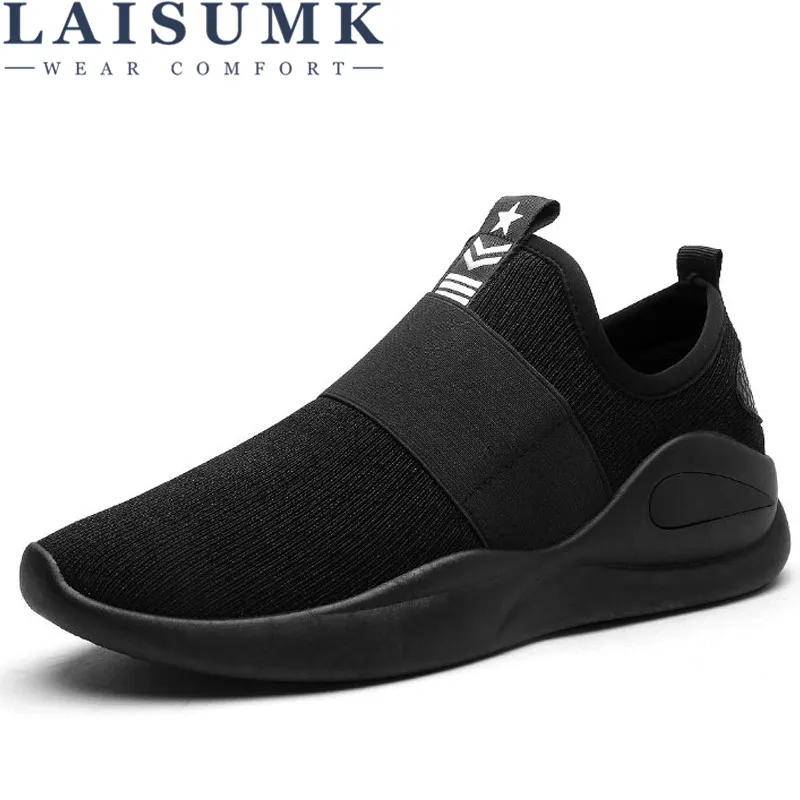 2019 LAISUMK Sprign Men Casual Shoes Breathable Slip-On Flats EU 39-44 Men Comfortable Shoes Black / White /Gray Color
2019 LAISUMK Sprign Men Casual Shoes Breathable Slip-On Flats EU 39-44 Men Comfortable Shoes Black / White /Gray Color