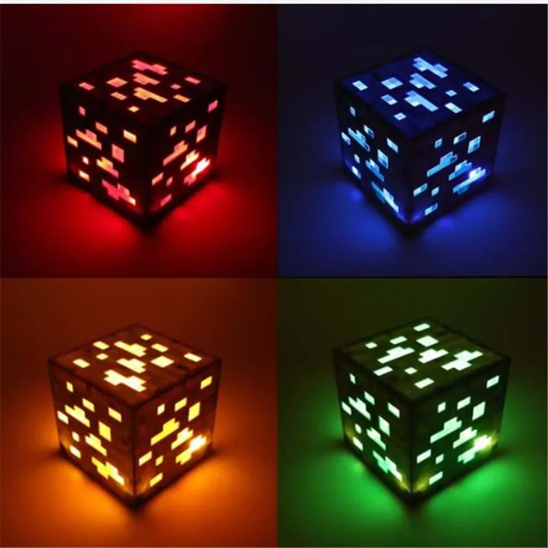 Minecraft Toy Light Up Redstone Night Lamp Ore Square LED Minecrafted Action Figure Diamond Ore Christmas Figures Toys For Kid
Minecraft Toy Light Up Redstone Night Lamp Ore Square LED Minecrafted Action Figure Diamond Ore Christmas Figures Toys For Kid