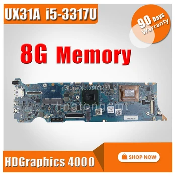 Original For Asus Touch Screen UX31A Laptop motherboard UX31A2 REV4.1 Mainboard Processor i5-3317 8G Memory ZenBook 100% tested
Original For Asus Touch Screen UX31A Laptop motherboard UX31A2 REV4.1 Mainboard Processor i5-3317 8G Memory ZenBook 100% tested
