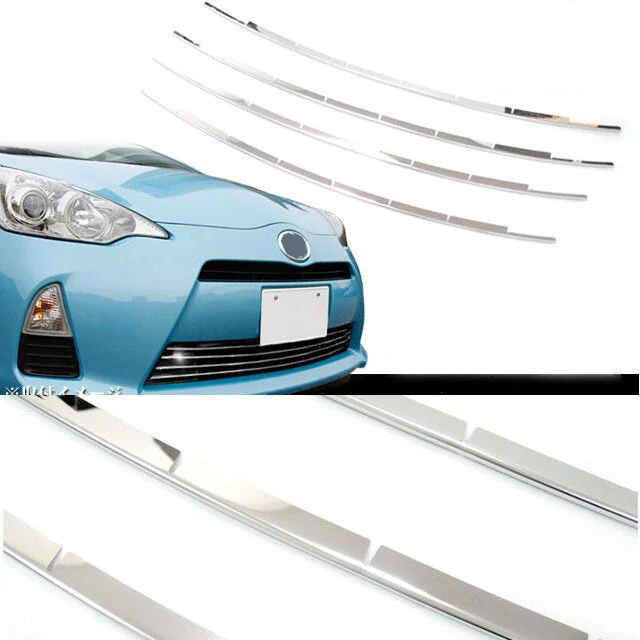 SUS304 Stainless Steel Grill Trim Lower Accesories Car Styling Cover for Toyota Prius C Aqua NHP10 2011-14
SUS304 Stainless Steel Grill Trim Lower Accesories Car Styling Cover for Toyota Prius C Aqua NHP10 2011-14