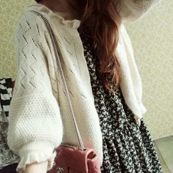 Women's Sweater Cardigan 2019 New Knit Sweater Cardigan Jacket Short Hollow Korean Version Of The Shawl Spring Autumn Thin Coat
Women's Sweater Cardigan 2019 New Knit Sweater Cardigan Jacket Short Hollow Korean Version Of The Shawl Spring Autumn Thin Coat