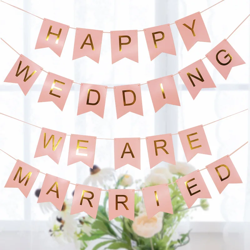 Weeding decoration for weddings banner Bunting propose Candy bar wedding decoration rose gold Streamer confetti Garland
Weeding decoration for weddings banner Bunting propose Candy bar wedding decoration rose gold Streamer confetti Garland