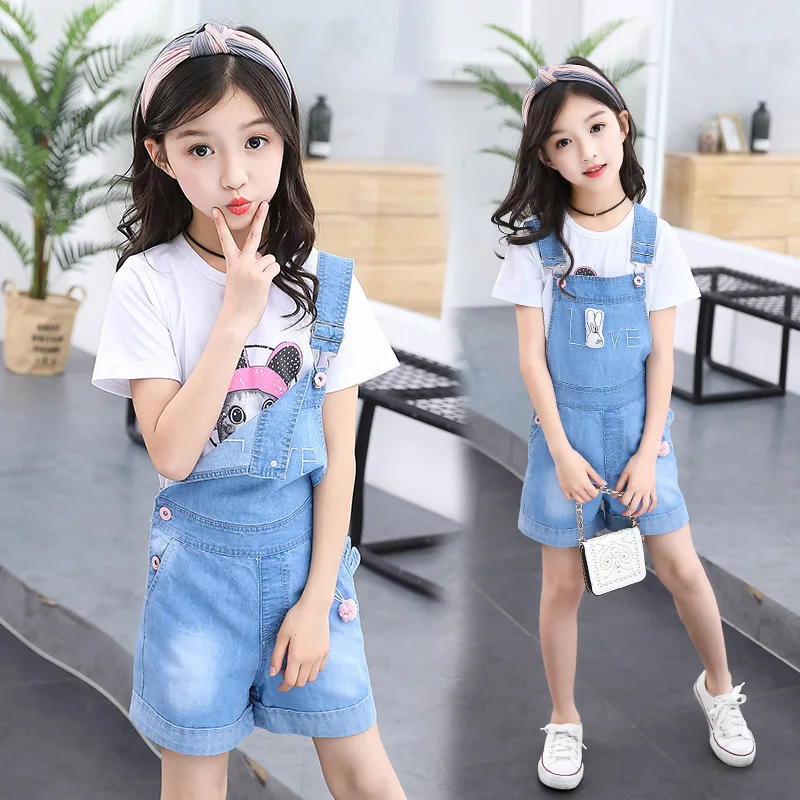 Girl Child Summer New Pattern Korean Cartoon Rabbit Light Colour Cowboy Salopettes Suit Two Pieces
Girl Child Summer New Pattern Korean Cartoon Rabbit Light Colour Cowboy Salopettes Suit Two Pieces