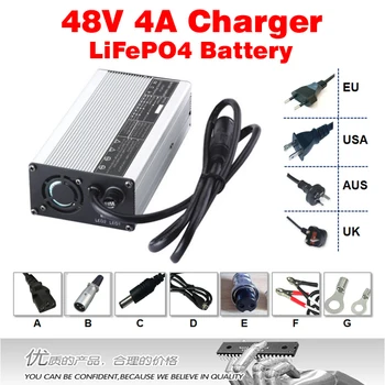 48V 4A LiFePO4 Battery Charger ouput 58.4V 4A Hight Power Smart Charger For 16S 51.2V LiFePO4 batteries charging
48V 4A LiFePO4 Battery Charger ouput 58.4V 4A Hight Power Smart Charger For 16S 51.2V LiFePO4 batteries charging